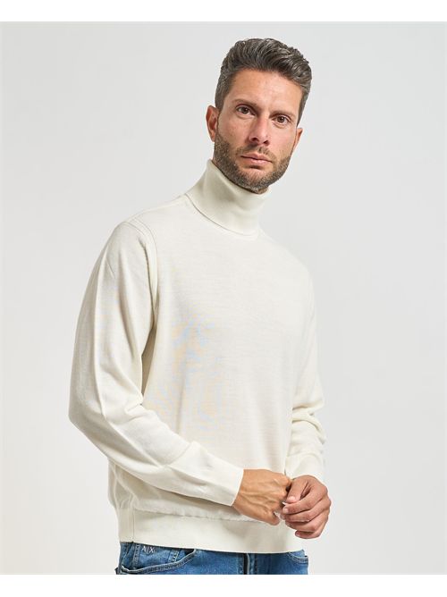 Armani Exchange men's turtleneck sweater in wool blend ARMANI EXCHANGE | XM000900-AF11982U0009